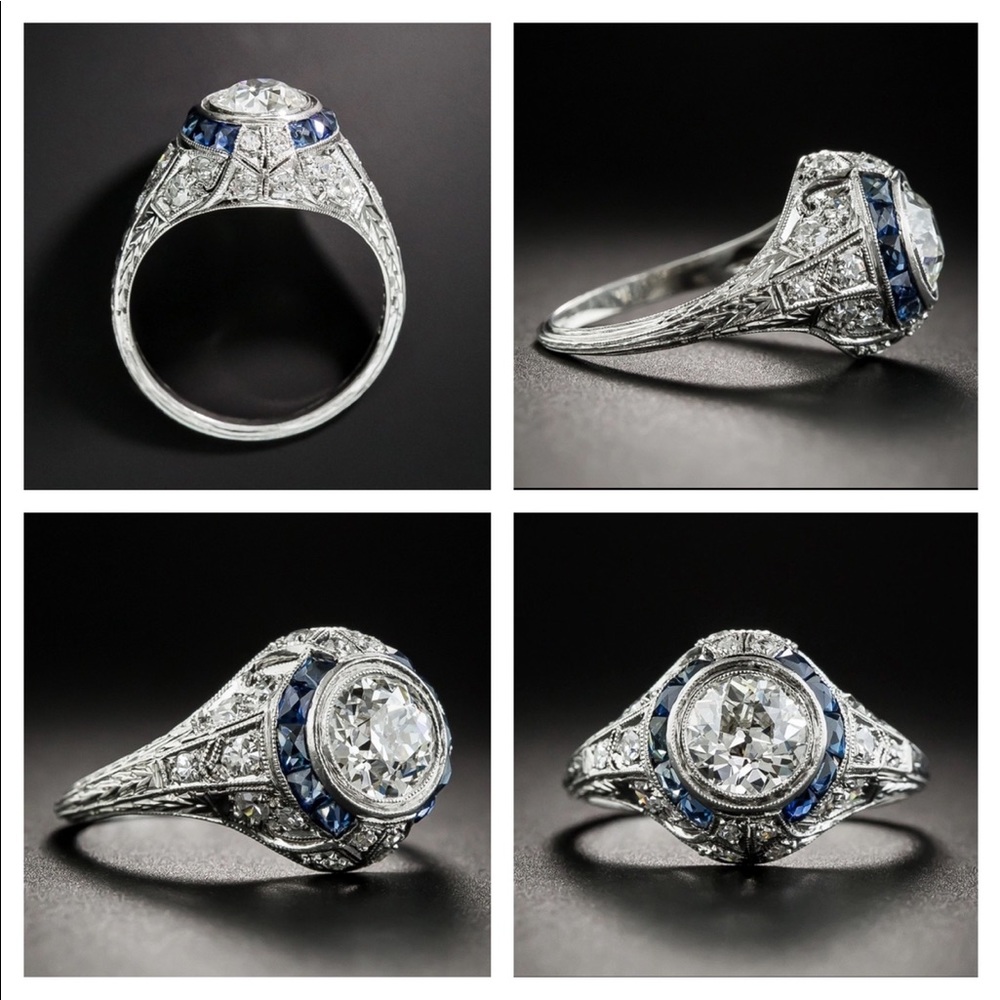 Stunning Art Deco Statement Ring - image 2